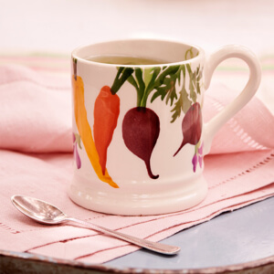 Emma Bridgewater Carrots & Beets Half Pint Mug